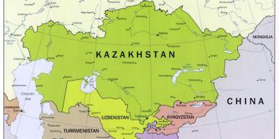 Uzbekistan rusko mapa